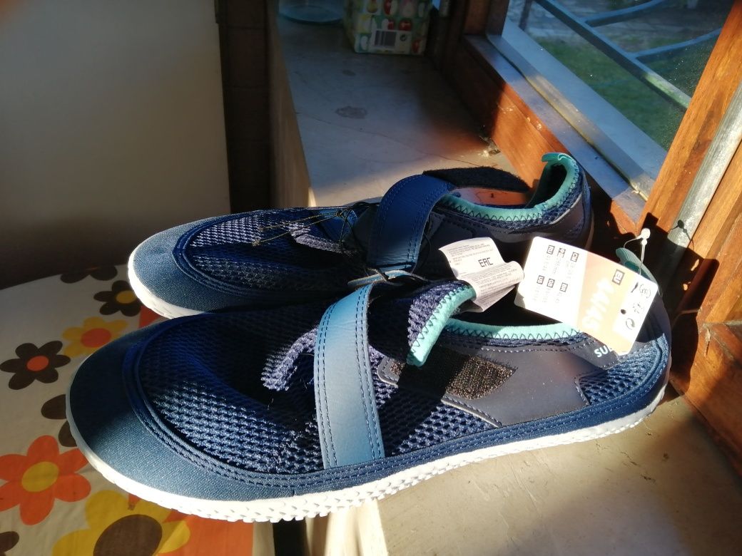 Calçado Aquático Aquashoes Adulto SNK 500 Azul