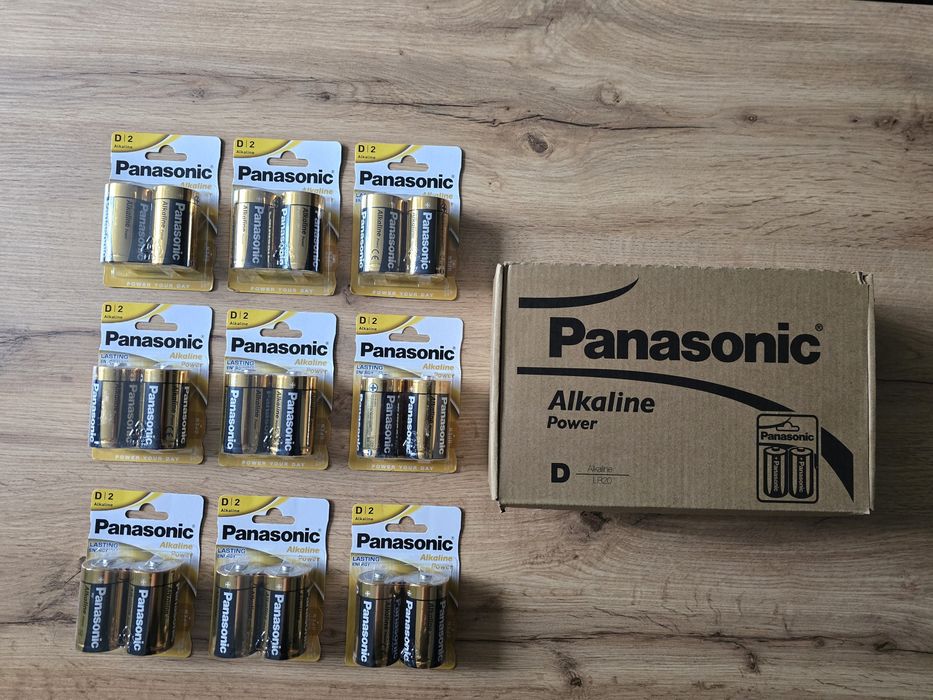 Baterie alkaiczne R20 D LR20 1,5V PANASONIC ALKALINE Power