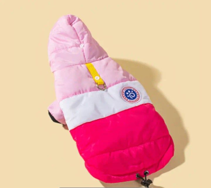 Нарядная курточка для собаки. Размер М та 3ХL. Желто- бирюзовая, розов