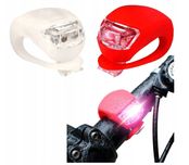 Lampka rowerowa diodowa led lampki przód tył 2 szt