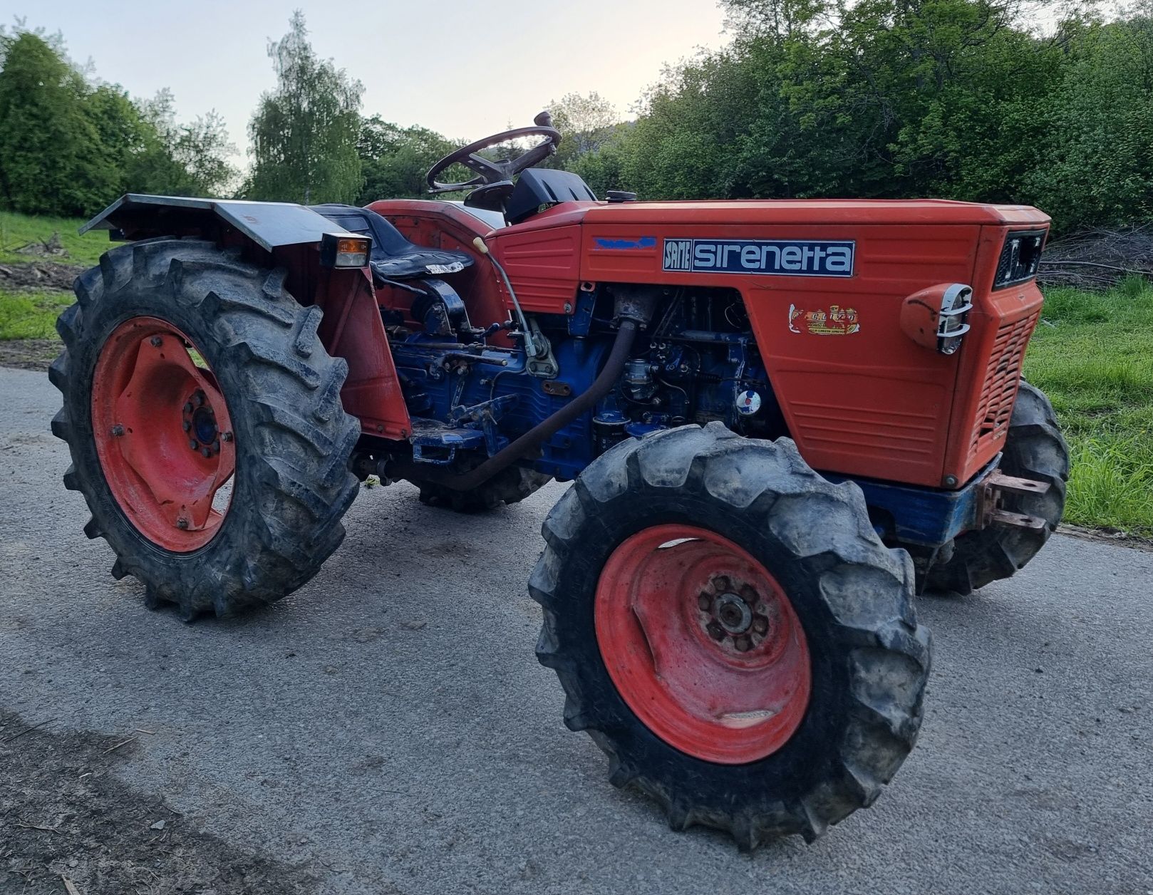 Ciągnik Same Sirenetta 35. Napęd 4x4, 35KM, Pełzaki, do rejestracji