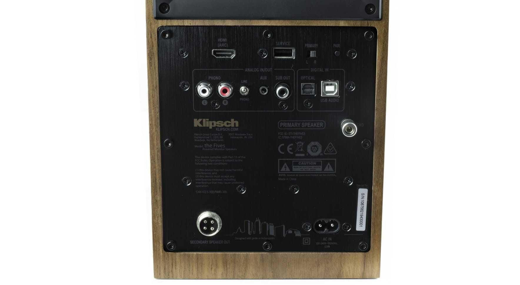 Klipsch The Fives Walnut Black głośniki aktywne 2 kolory