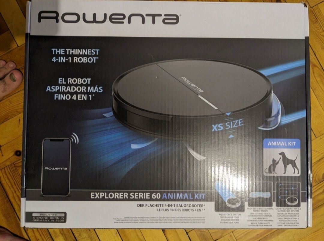 Пылесос робот Rowenta explorer 60