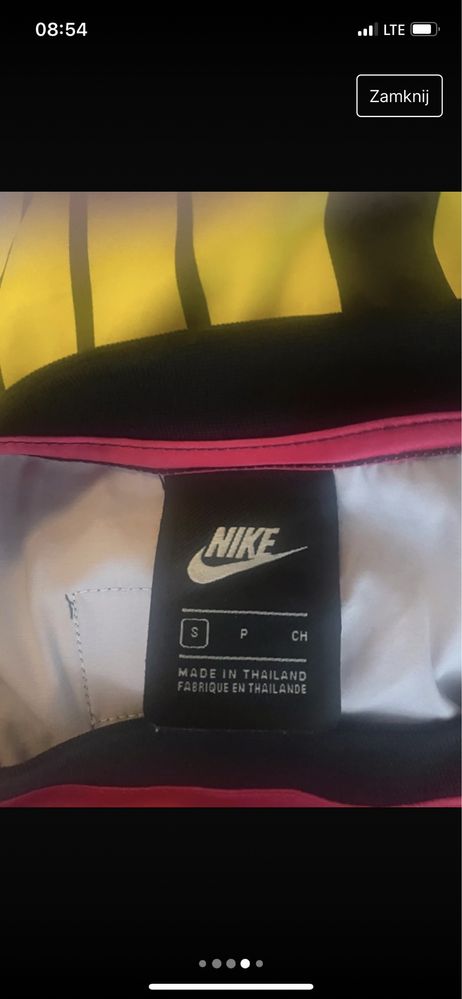 T-shirt koszulka nike neon oversize S