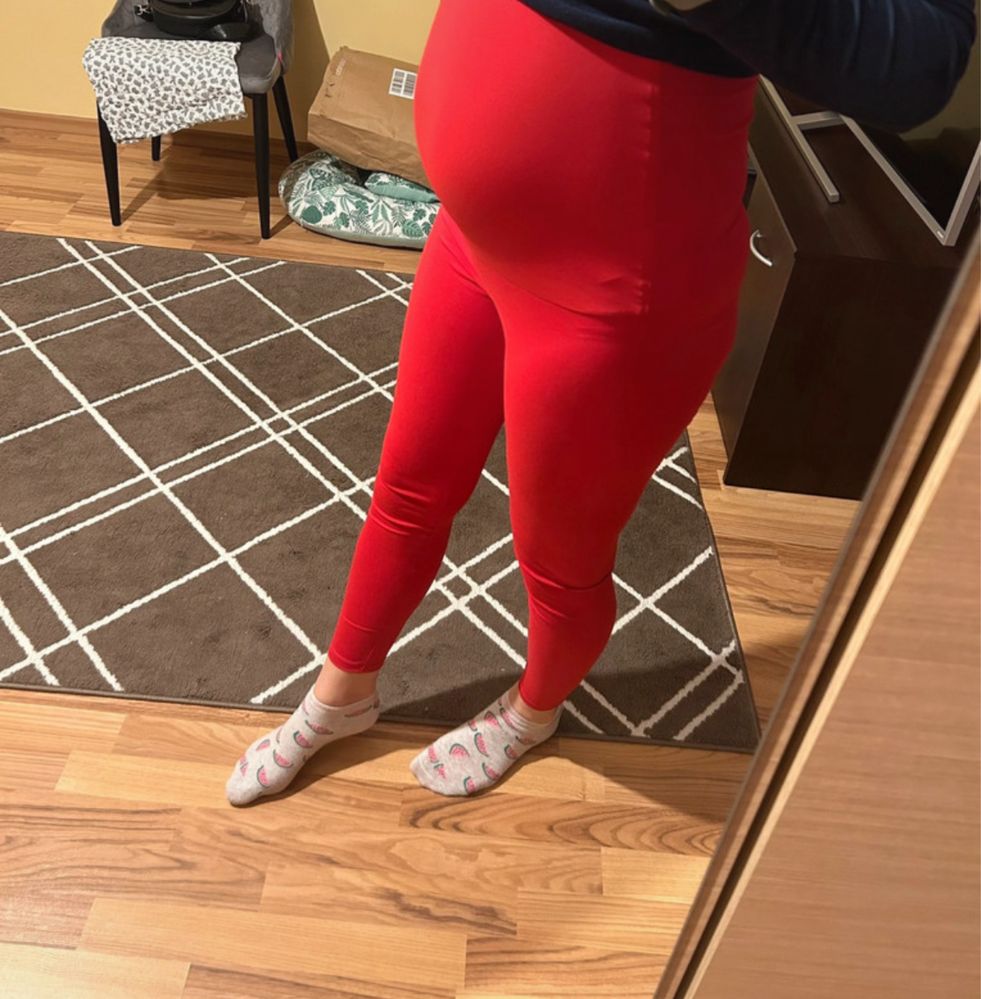 Legginys ciążowe sportowe 4f stan bdb rozmair S