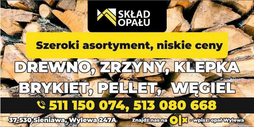 Opał suchy - mix, mieszanka 5 rodzajów drewna , Wylewa