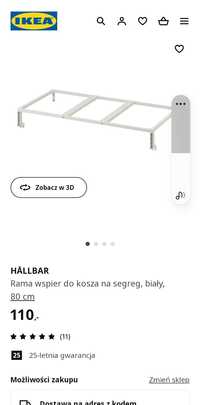 Rama wspierająca do kosza Ikea hallbar