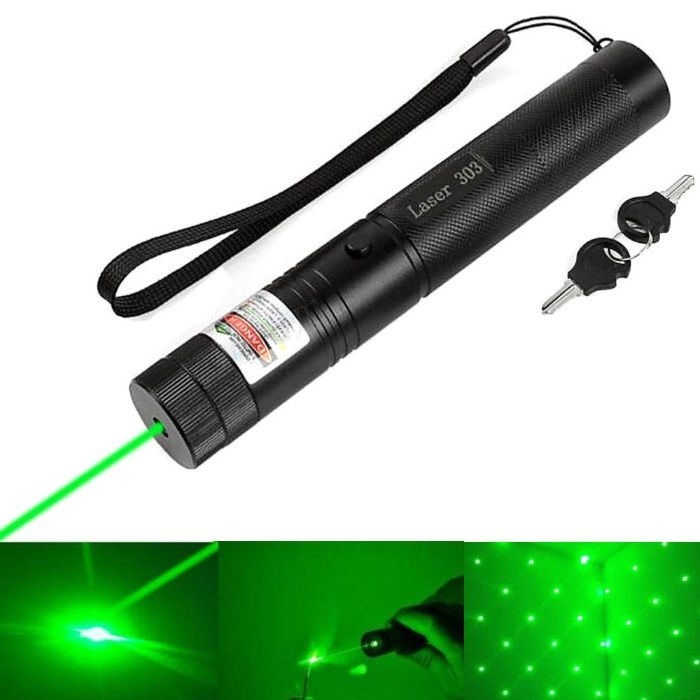 10-miles-Green-5mw-532nm-Laser-Pointer-Pen-Lazer - NOVO