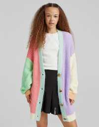 Bershka кардиган колорблок colorblock