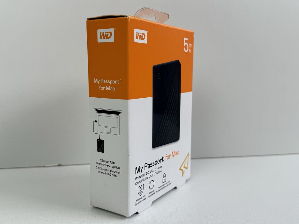 Новий Зовнішній жорсткий диск Western Digital My Passport 5 ТБ