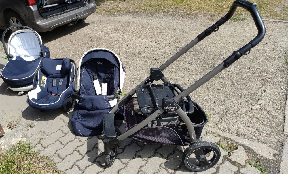 Wózek 3w1 PEG PEREGO Book Plus S POP-UP + baza