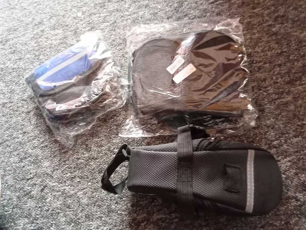 zestaw Toreb  NA ROWER SAKWA NA kierownicę+ PODSIODŁOWA + na ramę