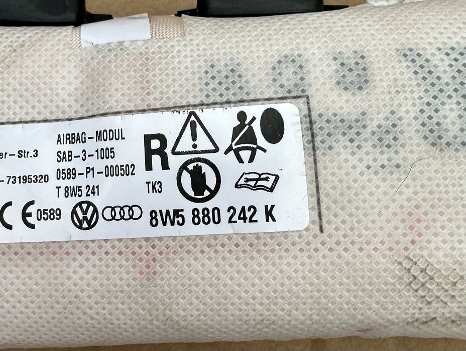 Audi a5 lift 8w6 a4 b9 poduszka fotel Airbag Oryginal