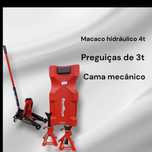 Conjunto macaco hidráulico 4t preguiças 3t cama mecânica