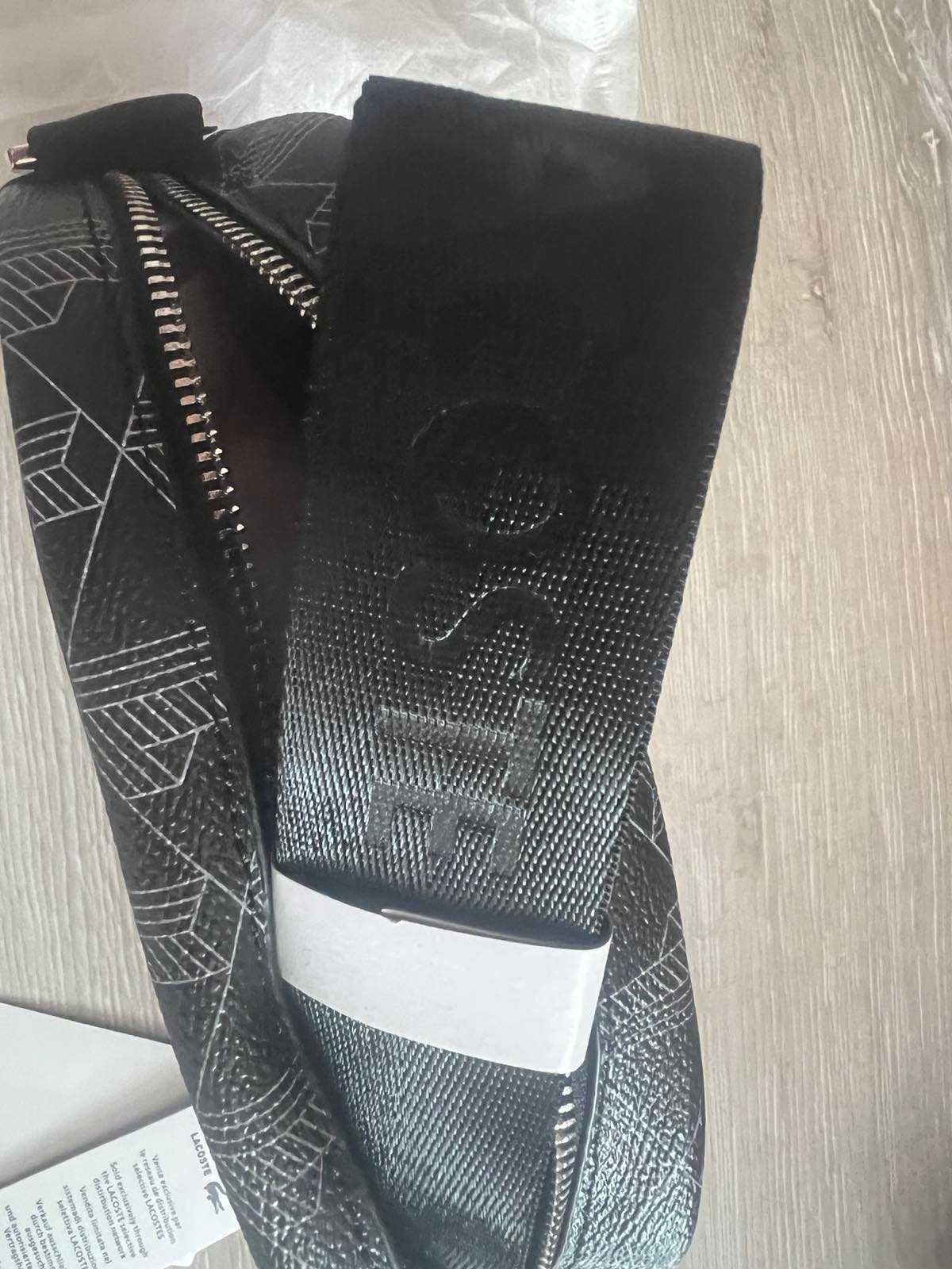 Чоловіча сумка Lacoste Monogram через плече