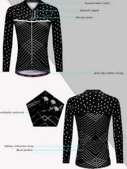 Женская вело джерси с длинными рукавами велокофта вело одежда M L