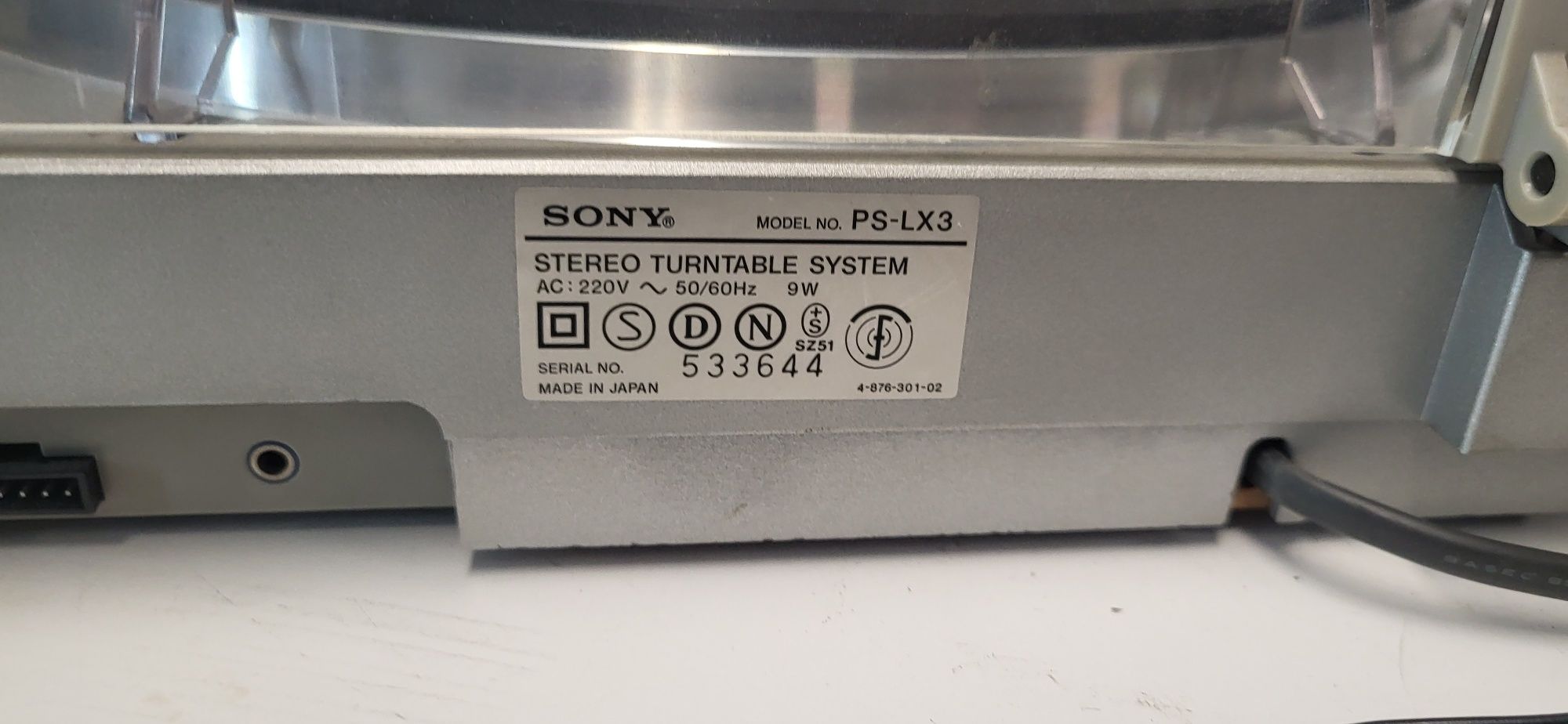 Gramofon sony ps-lx3 v
