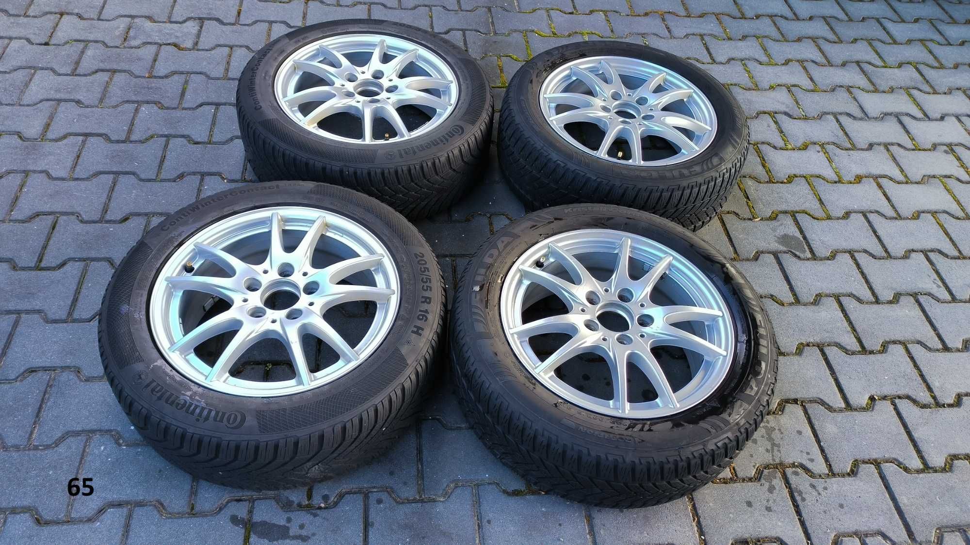 4x jantes 16 5x112 Mercedes + pneus 205 55 R16