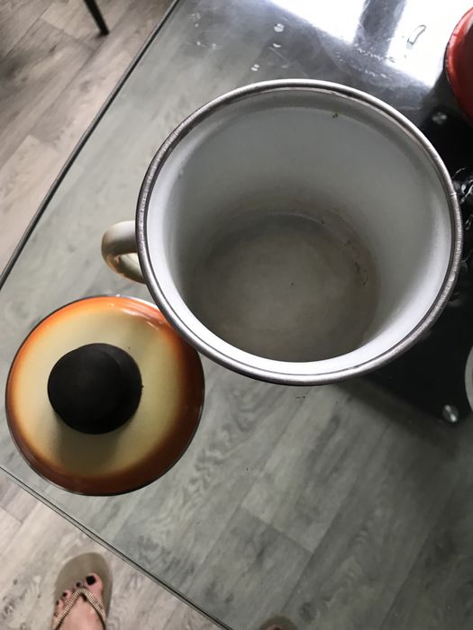 Кружка эмалированная СССР. 1 литр.