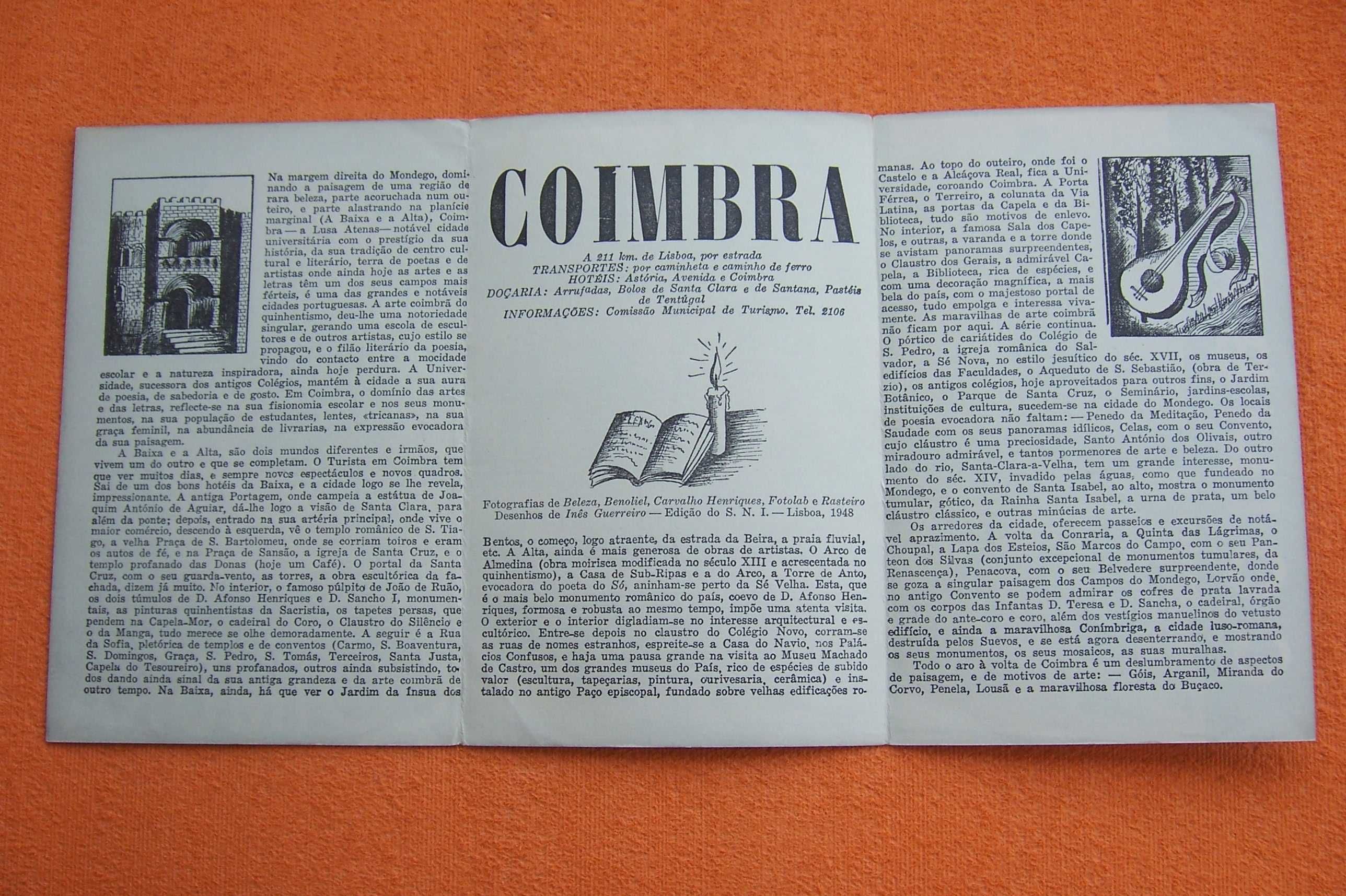 Guia Turístico de Coimbra 1948