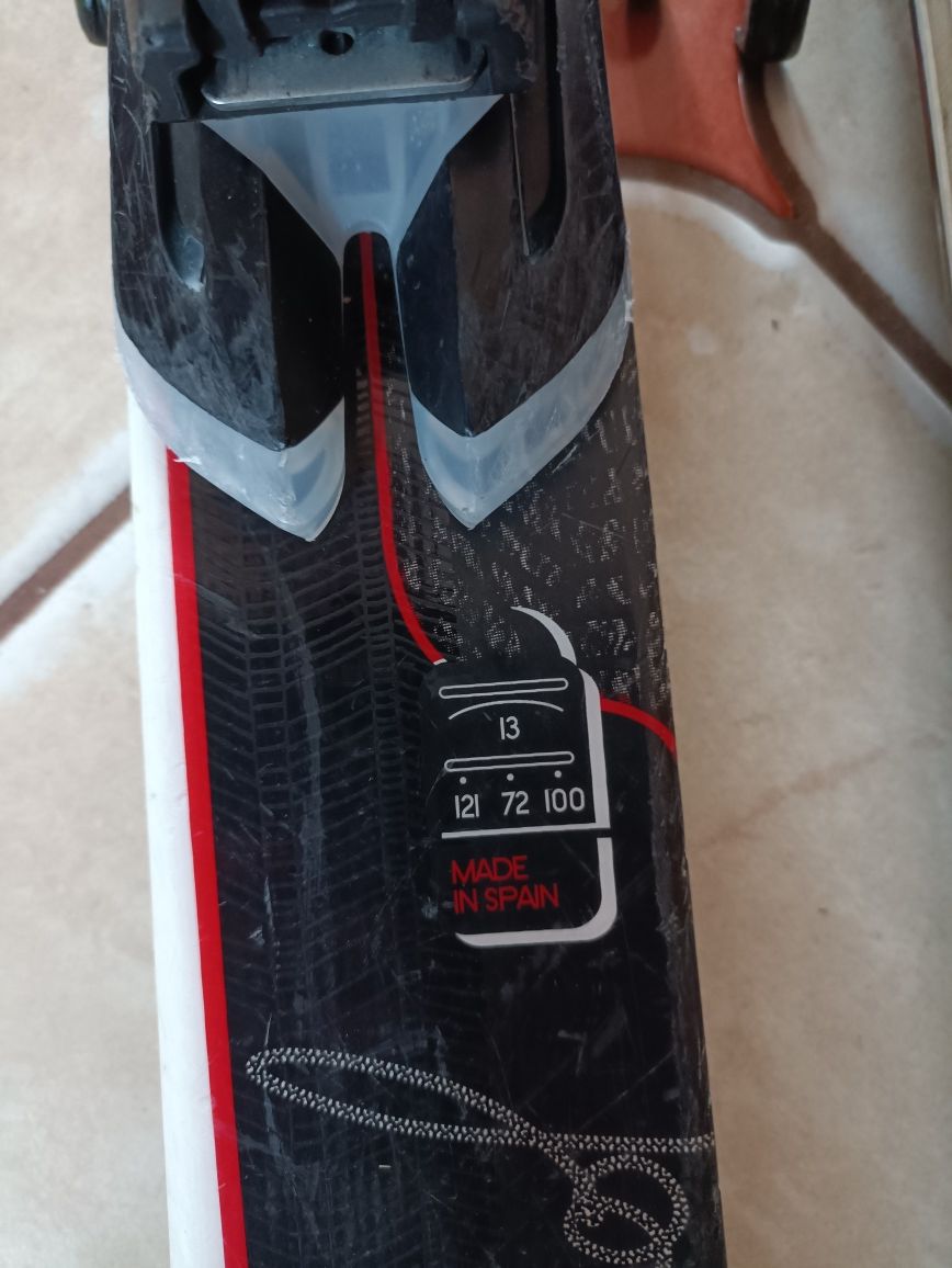 Narty Rossignol damskie 154cm z kijkami dł.120