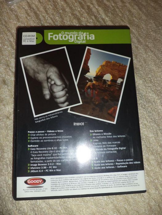 DVDs lições de fotorafia (são 3)