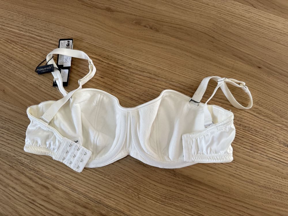 Biustonosz nowy 60F bardotka strapless brytyjskiej firmy Panache