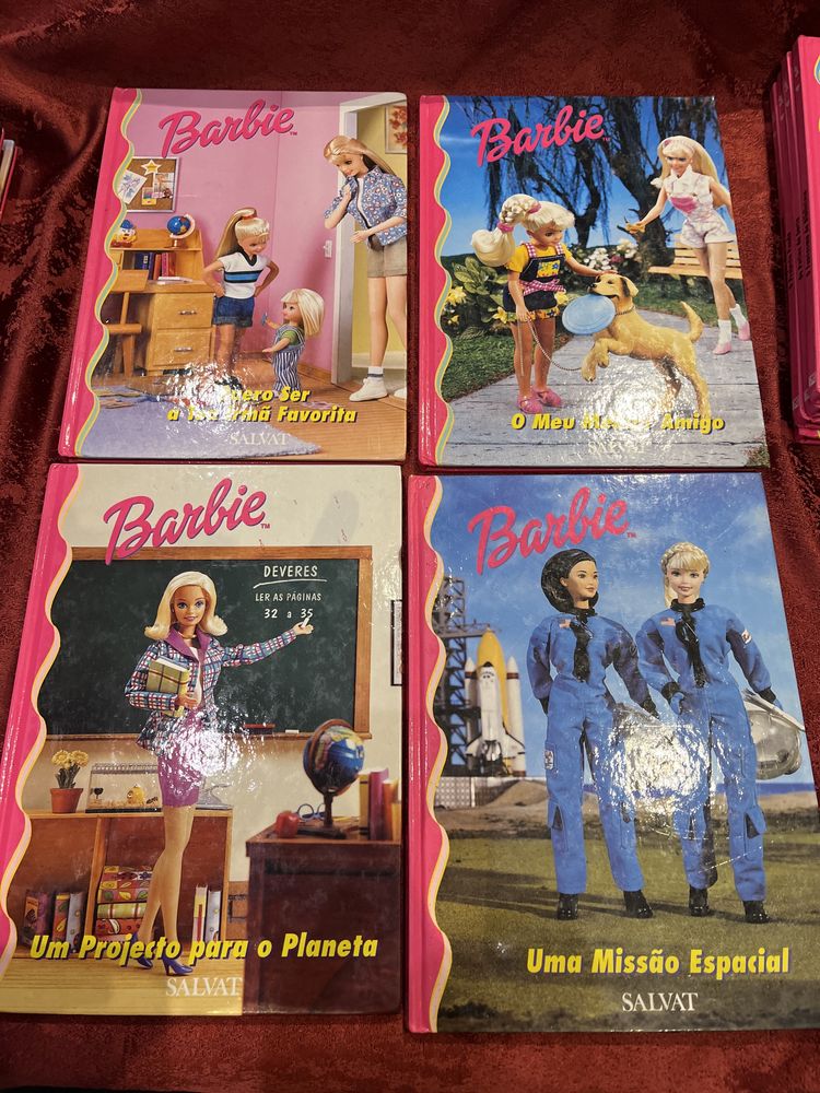 Colecao de 12 livros Barbie