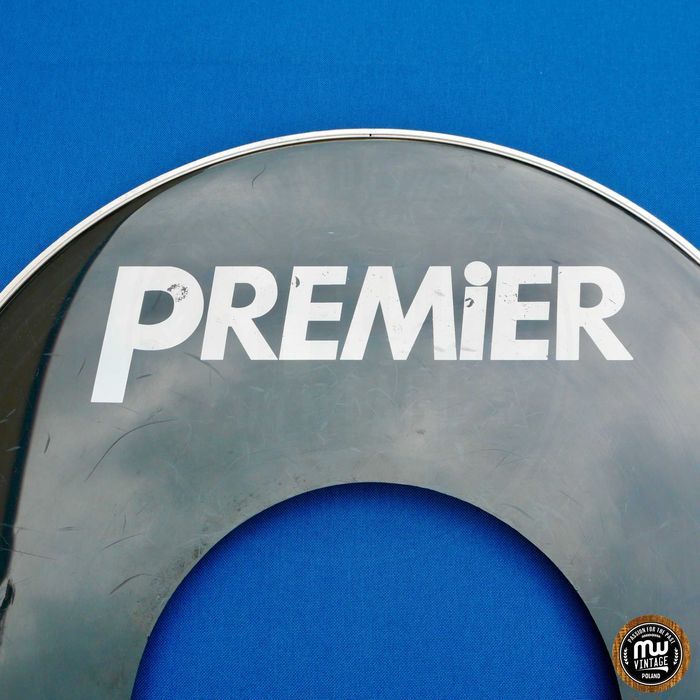 Premier - naciąg frontowy z logo 22" - lata 80 ‼️