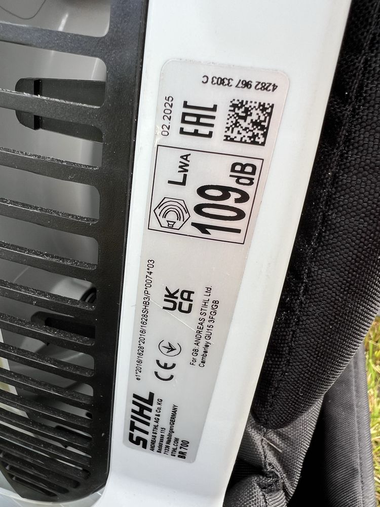 Ранцева бензинова повітродуйка Stihl BR 700 (2025 р)