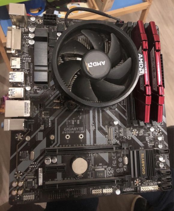 Bundle gaming - ram, board, processador