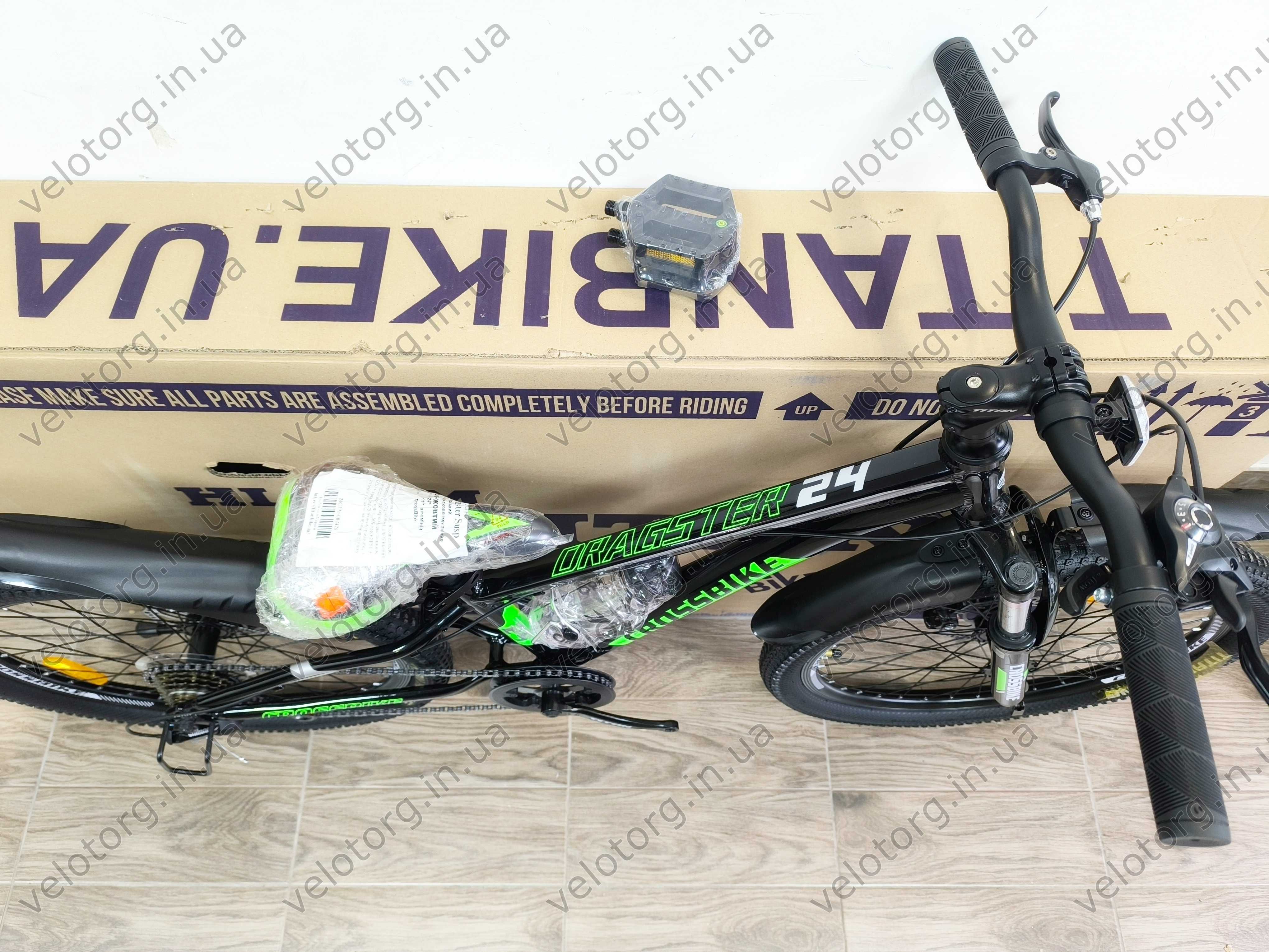 ЗНИЖКА! Алюмінієвий Дитячий Велосипед  CrossBike Dragster Susp 24"-26"