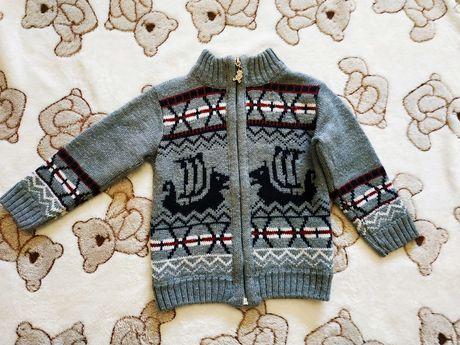 Кофта (свитер, батник)для мальчика 1-2 года