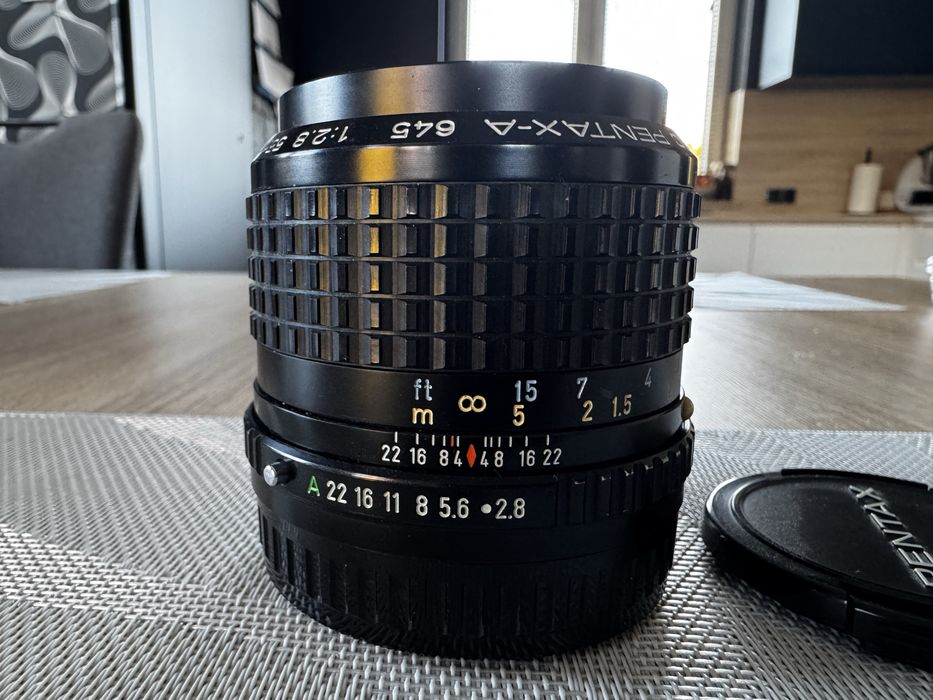 Pentax 645 obiektyw 55mm 2,8 manual