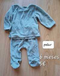 Pijama Polar 6/9 meses