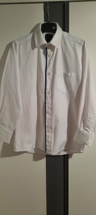 Koszula biała komunia pod garnitur 140