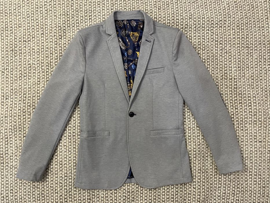 Піджак кежуал сірий на хлопця (розмір 158)