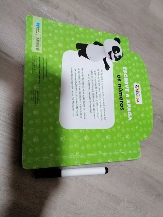 Livro do Panda Escreve e Apaga: os números