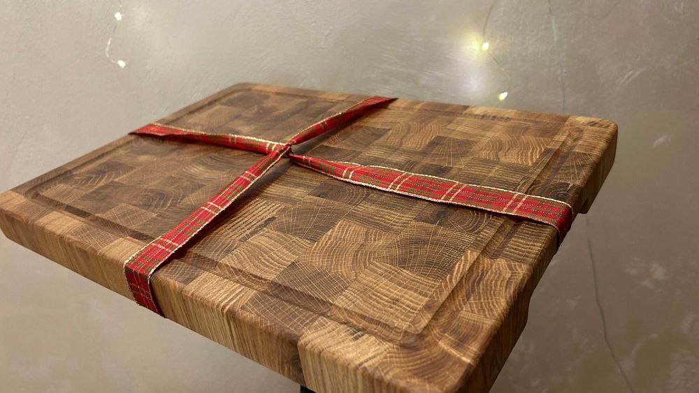 Deska do krojenia dębowa – na prezent, dowolny grawer laserowy gratis