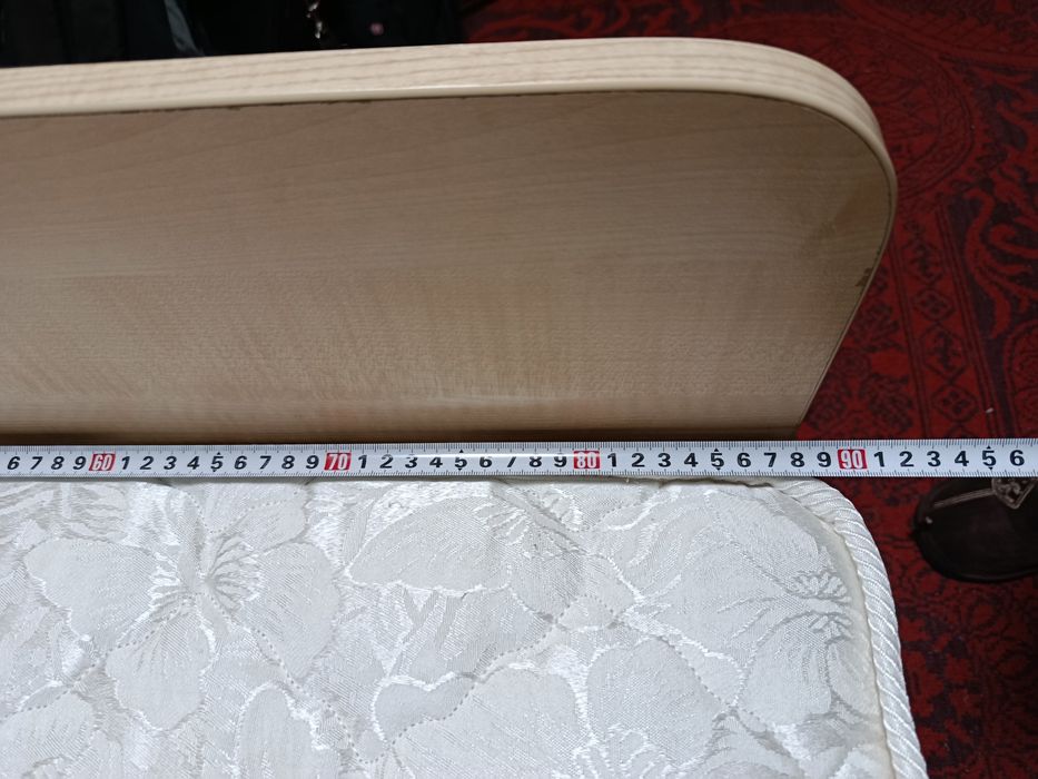 Дерев'яне ліжко з матрацем Velam "Агат" 190*90*23см