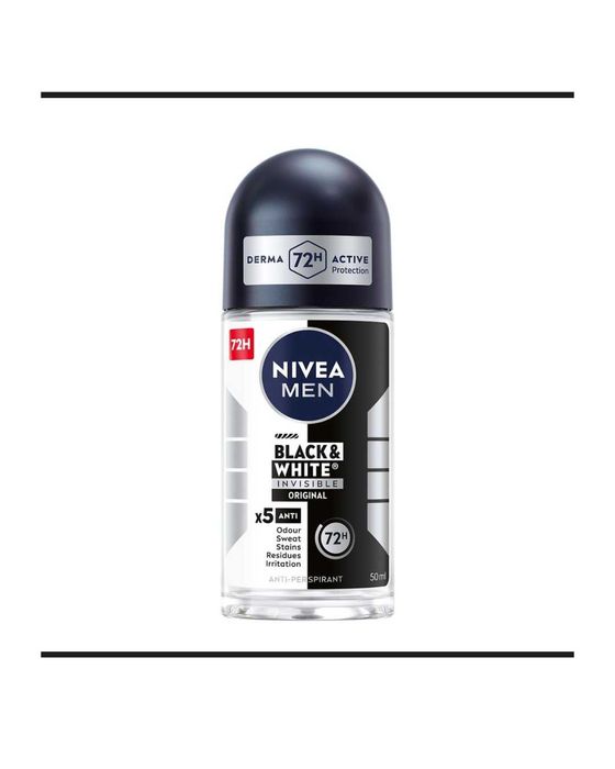 NIVEA MEN Black & White Original Antyperspirant roll-on 50 ml