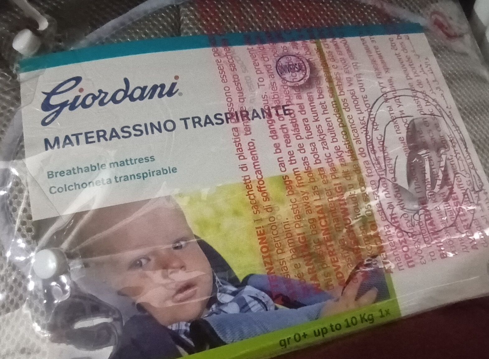 Forra anti-transpirante bebé UNIVERSAL