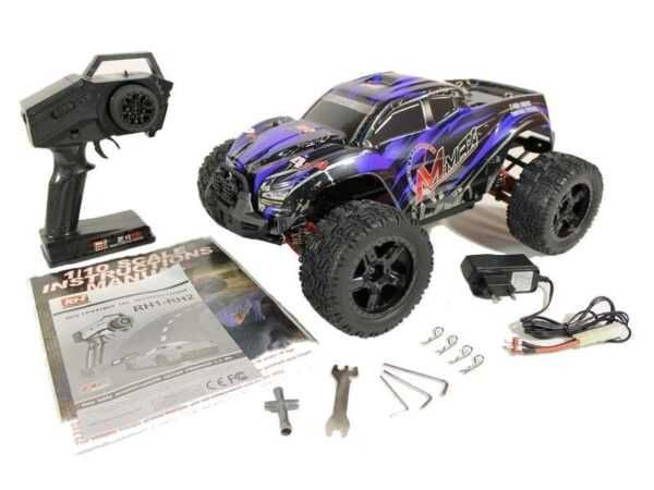 M max REMO HOBBY 1031 M Truck 1/10 40 км/год , 4WD синя , червона