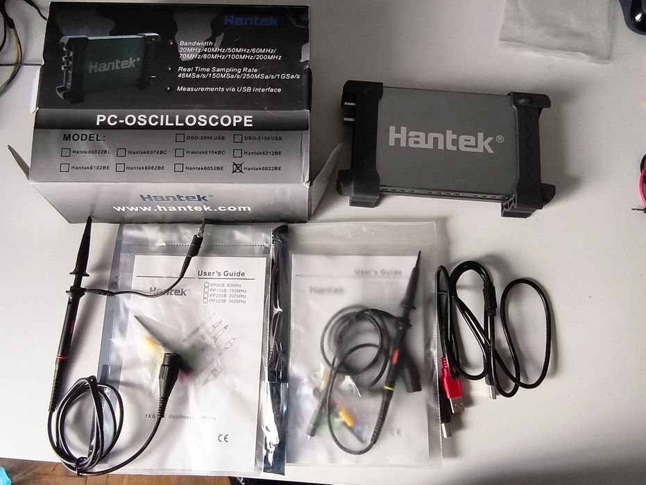 Oscyloskop hantek 6022be