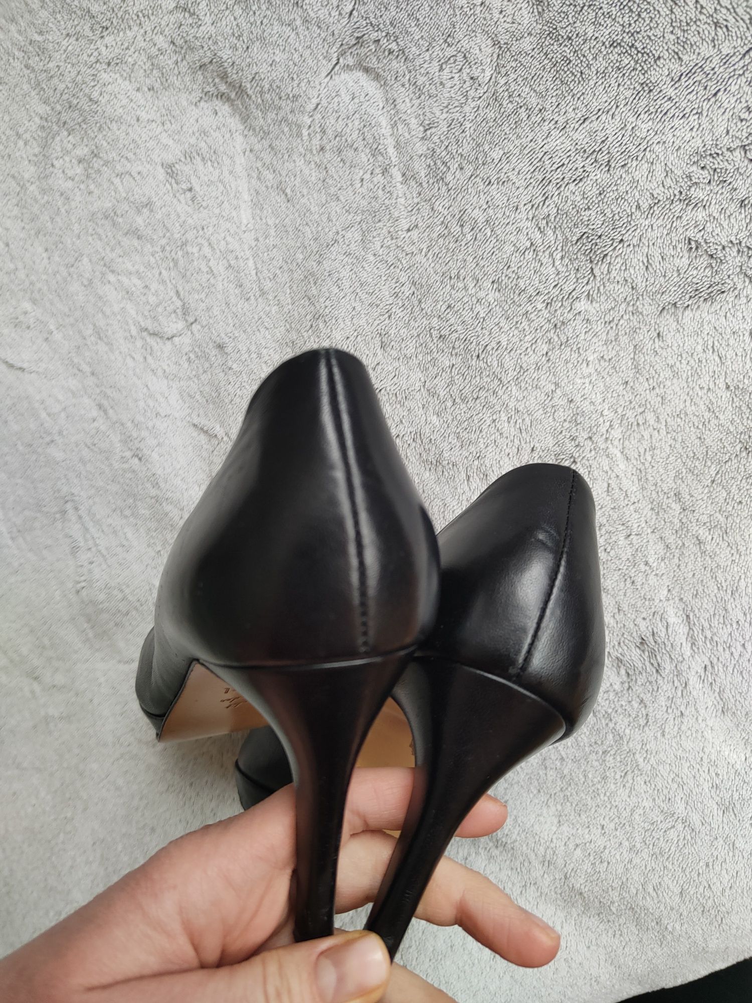 Högl hogl 4 37 sandały szpilki czarne sexy
