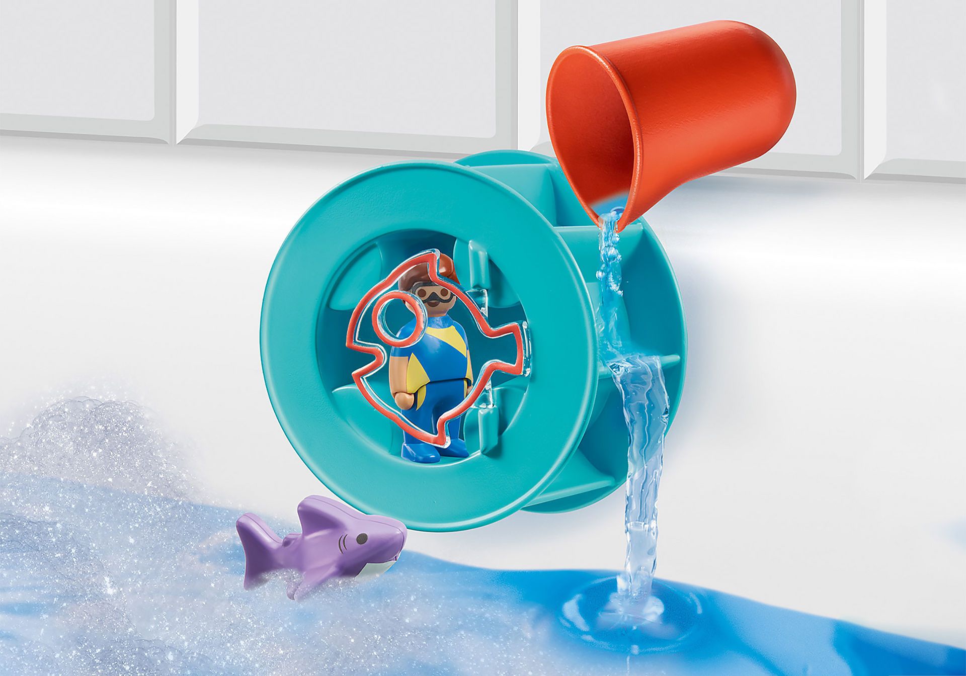 Playmobil Młyn Wodny Z Małym Rekinem 70636