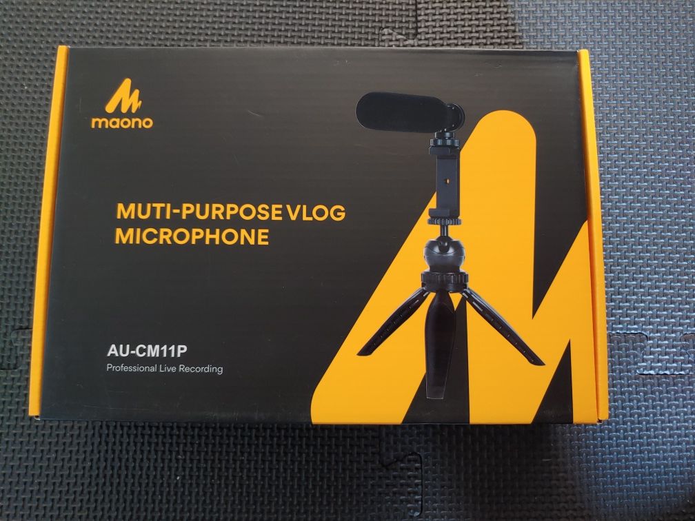 Okazja Mikrofon pojemnościowy do vlogów kamery aparatu statyw AU CM11P
