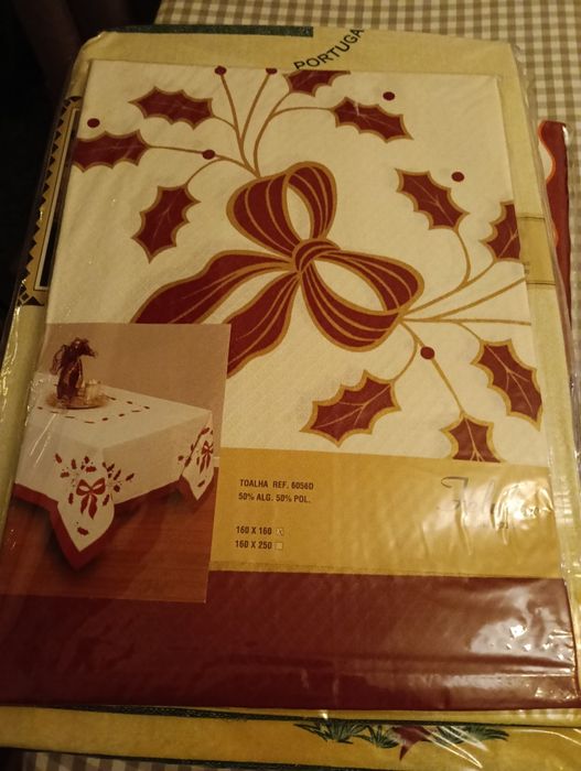 Toalha de mesa 100% algodão