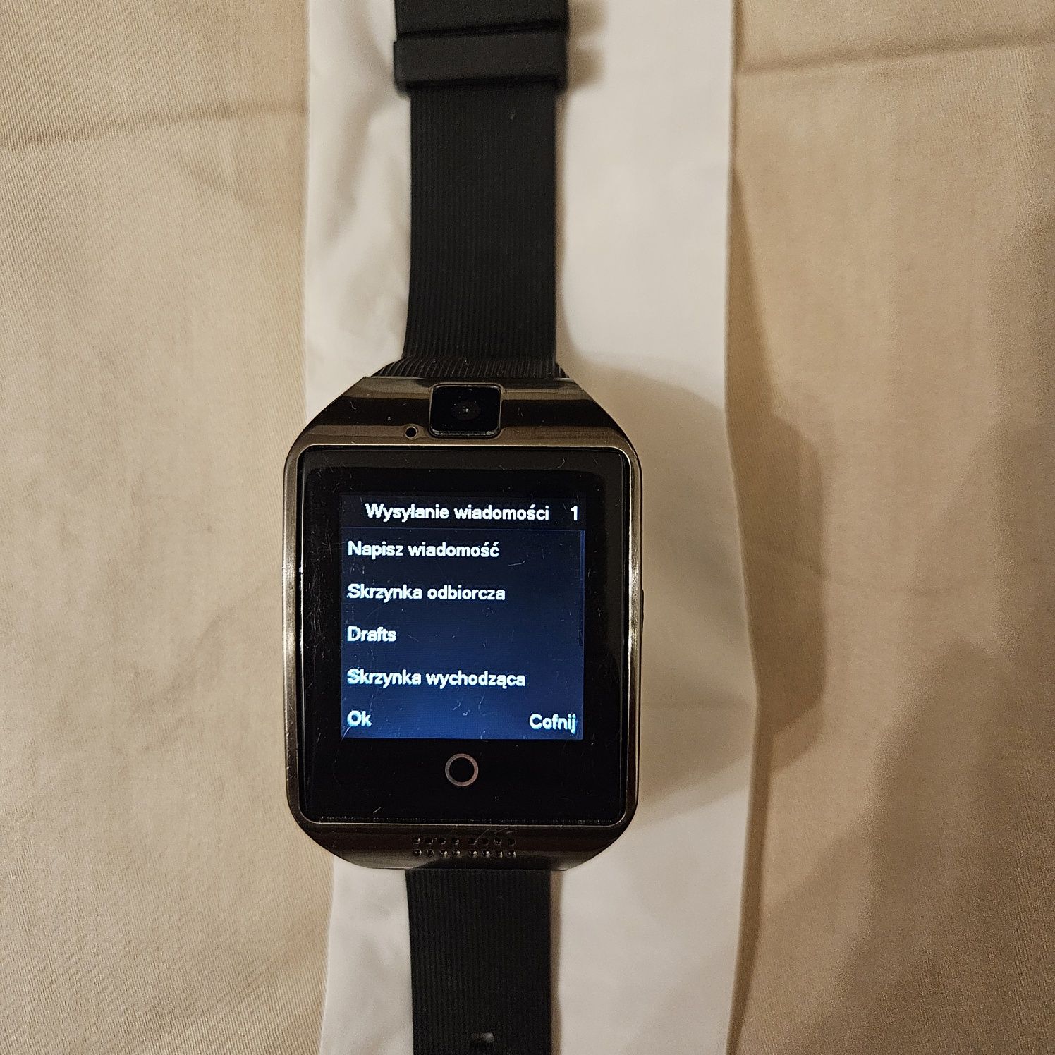 Smartwatch Q18 kamera SIM MICRO SD NFC
