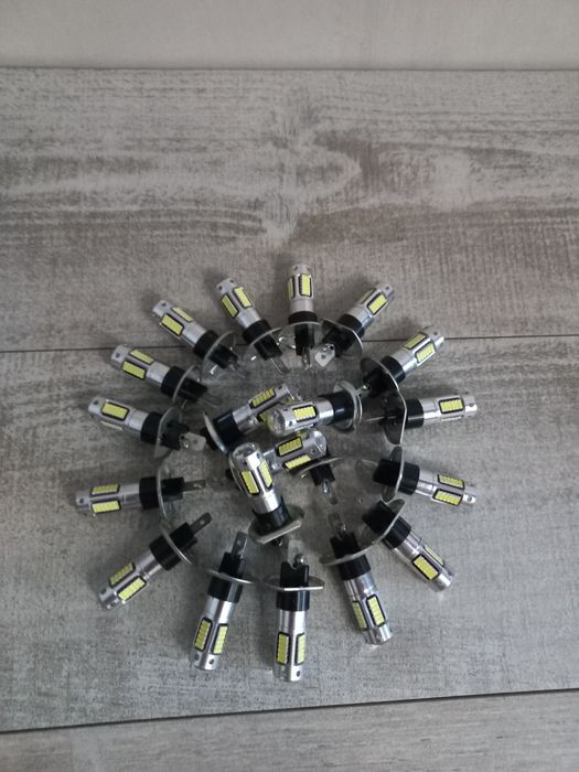H3 Н1 LED автомобильные лампочки в противотуманные фары. Автолампы